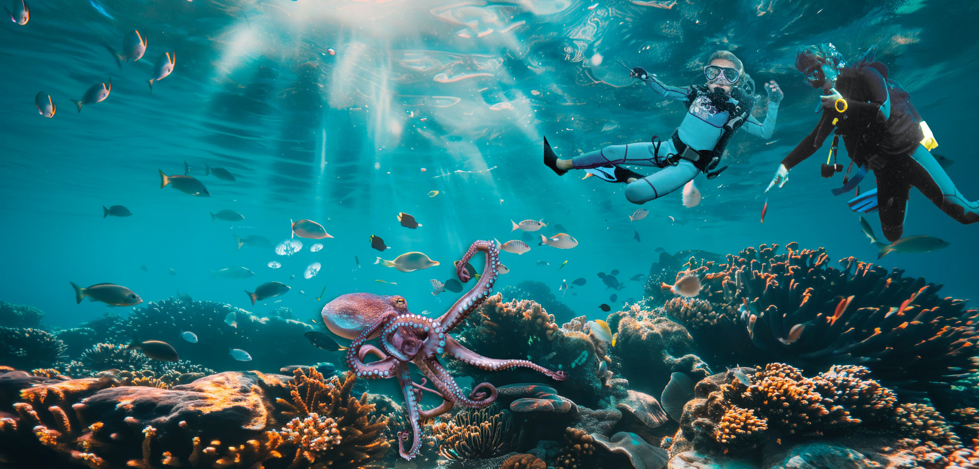Explorons le monde sous-marin